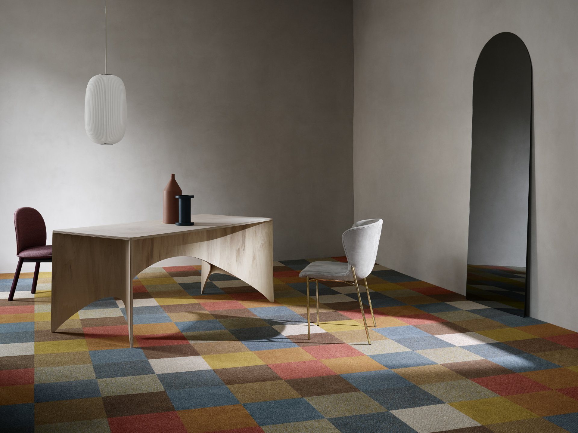 Mocheta trafic intens Essentials Check Plaid by EGE Carpets | Carpet & More